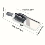 Handheld Vegetable Slicer with Adjustable Stainless Steel Blade Vegetable Fruit Cutter for Potatoes Lemons Kitchen Gadget - Image 5